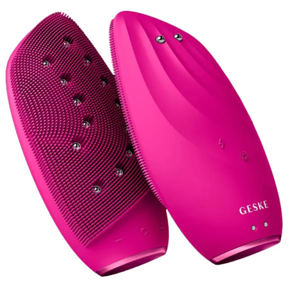 Geske Sonic Thermo Facial Brush & Face-Lifter |8 IN 1 (Magenta)