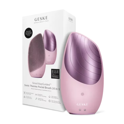 Geske Sonic Thermo Facial Brush  6 in 1 (pink)