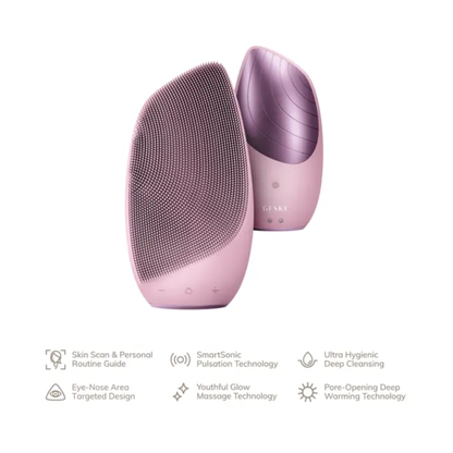 Geske Sonic Thermo Facial Brush  6 in 1 (pink)