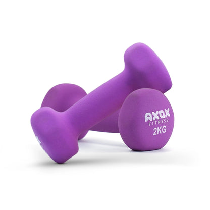 Axox Fitness Neoprene Dumbbell - 2kg