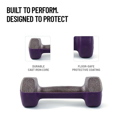 Axox Fitness Neoprene Dumbbell - Color-Coded Weights for Strength & Rehab Training - 1.5kg