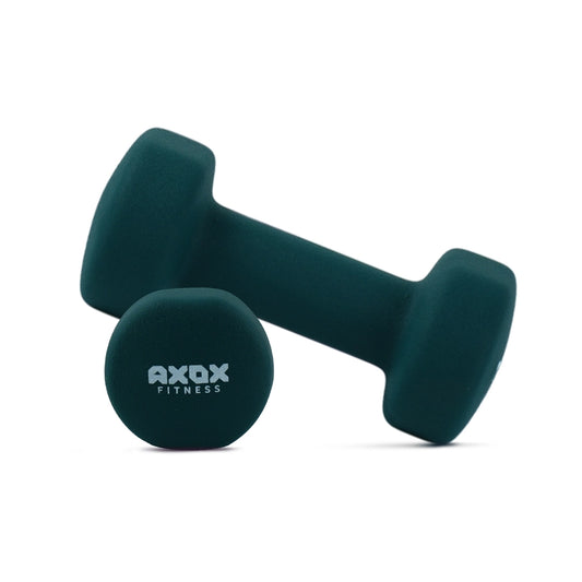 Axox Fitness Neoprene Dumbbell Pair for Strength & Rehab Training | 2.5 Kg