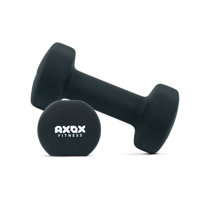 Axox Fitness Neoprene Dumbbell Pair for Strength & Rehab Training | 4 Kg