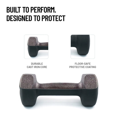 Axox Fitness Neoprene Dumbbell Pair for Strength & Rehab Training | 4 Kg