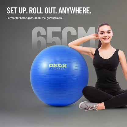 Axox Fitness Anti Burst Gym Ball - 65cm