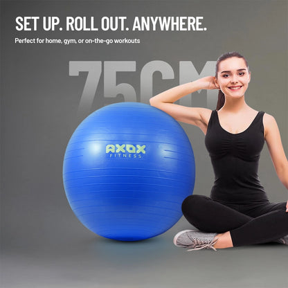 Axox Fitness Anti Burst Gym Ball - 75cm