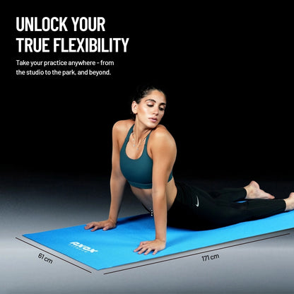 Axox Fitness Yoga/Exercise Mat - 5mm - Blue