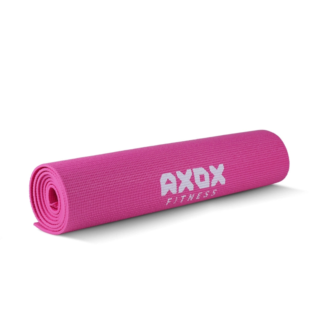 Axox Fitness Yoga/Exercise Mat - 5mm - Pink