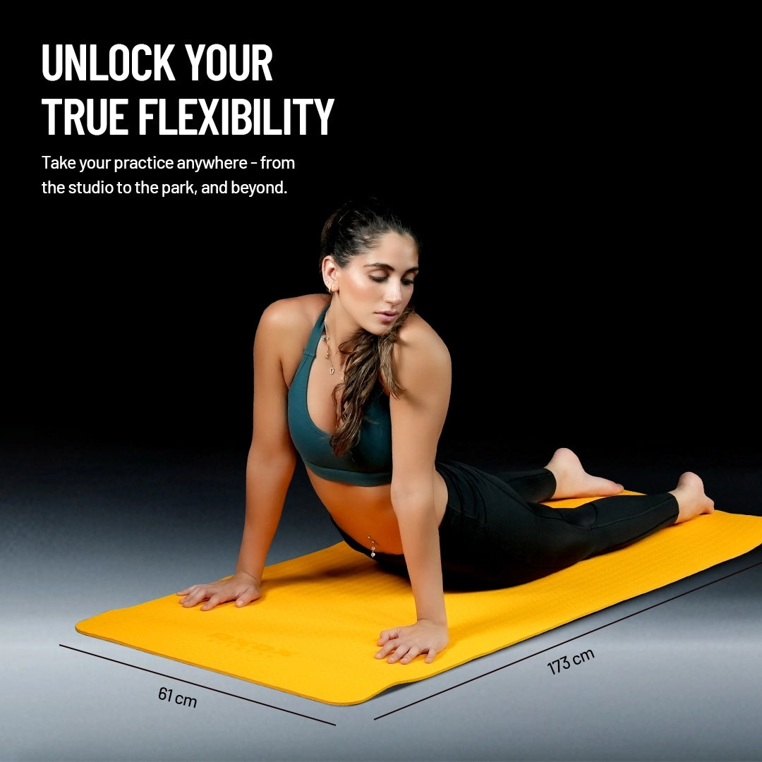 Axox Fitness TPE Yoga/Exercise Mat - 6mm