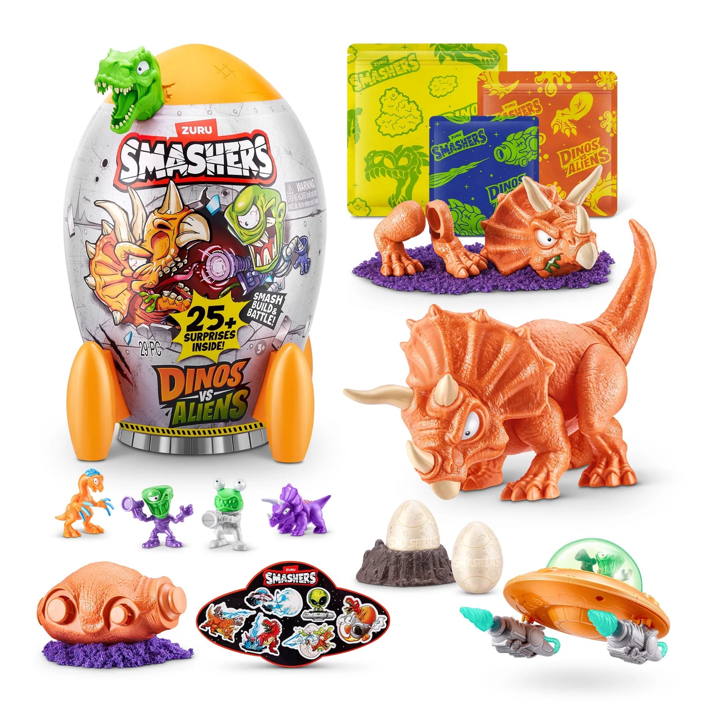 Smasher Dinos vs Aliens Rocket (S1) - Assorted