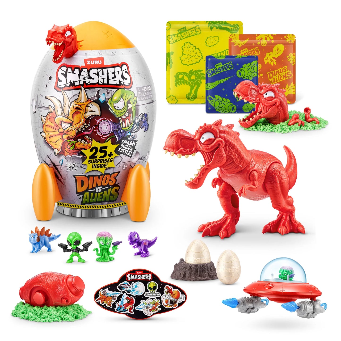 Smasher Dinos vs Aliens Rocket (S1) - Assorted