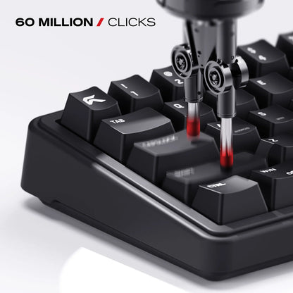 Cybeart Akula 65 Lite - Compact 65% Wired RGB Gaming Keyboard - Black