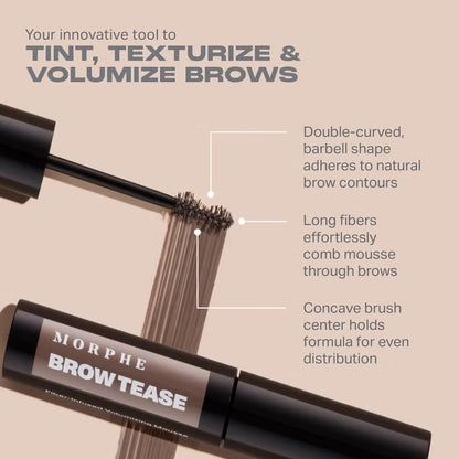 Morphe Brow Tease Fiber-Infused Volumising Mousse 5ml