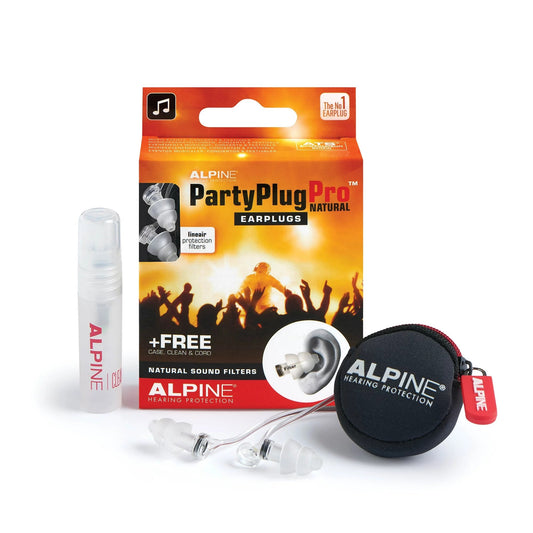 سدادات الأذن Partyplug Pro من Alpine - سدادات أذن طبيعية مفردة