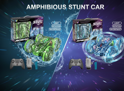 Amphibious Stunt RC Car - Assorted