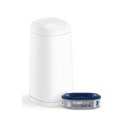 Angelcare Dress Up Nappy Pail Octagonal White