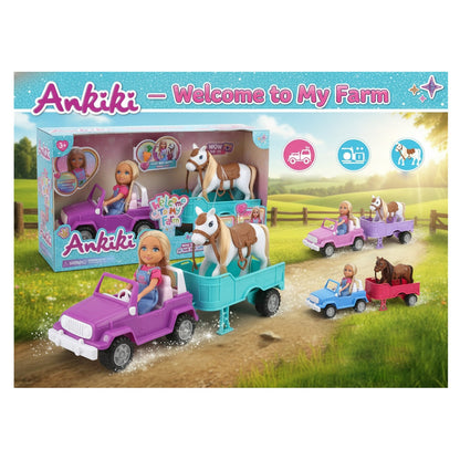 Ankiki Doll Farm Playset