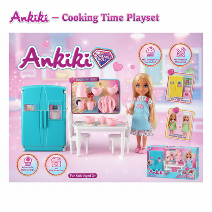 Ankiki Doll Cooking Time Playset