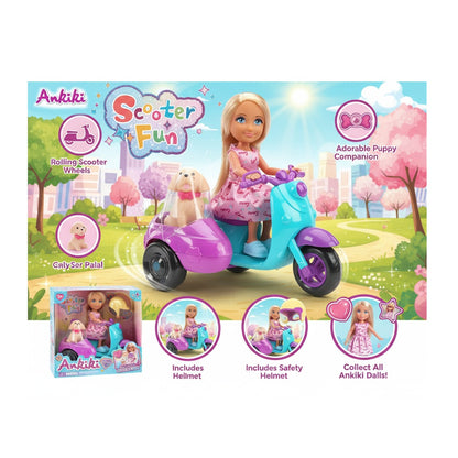 Ankiki Doll Scooter Fun Playset