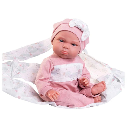 Antonio Juan My Little Reborn Tufi Doll with Baby Sling - 33cm