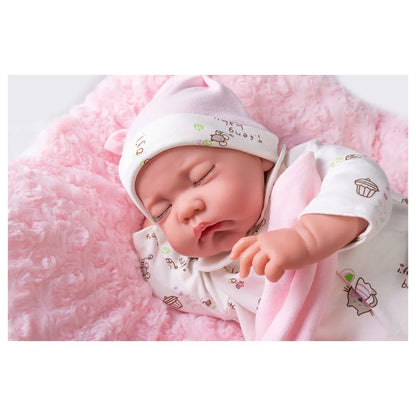 Antonio Juan Newborn Sleepy Moon Doll With Cushion - 42cm
