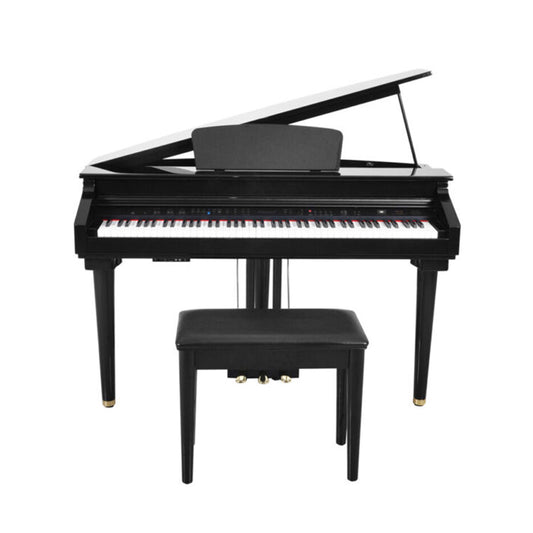Artesia Pro AG-30 Micro Grand Digital Piano - Black with Bench