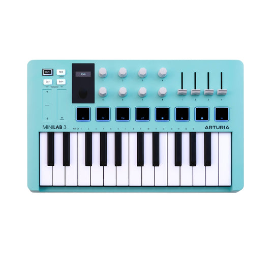 Arturia MiniLab MK3 25-key Midi Keyboard Controller - Aquamarine