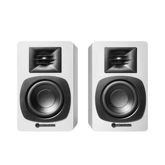 Audio-Technica AT-SP3X Powered Bookshelf Speakers - White
