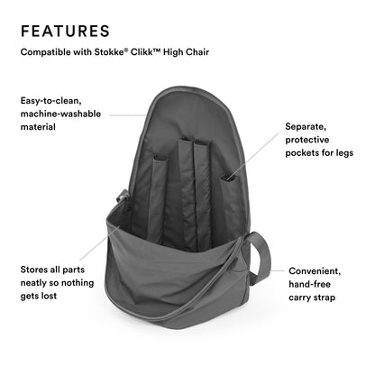 Stokke Clikk Travel Bag - Dark Grey