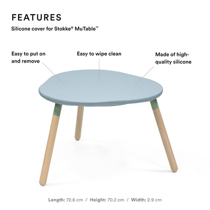 Stokke Mutable Silicone Cover V2 - Slate Blue