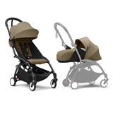 Stokke YOYO3 Black Frame & 0+ & 6+ Toffee Bundle