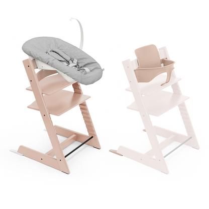 Stokke Tripp Trapp Chair + Baby & Newborn Set Bundle Black