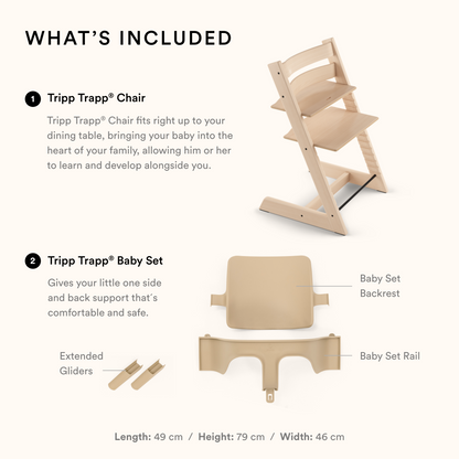 Stokke Tripp Trapp Chair Babyset Bundle