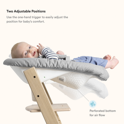 Stokke Tripp Trapp Chair + Baby & Newborn Set Bundle Black