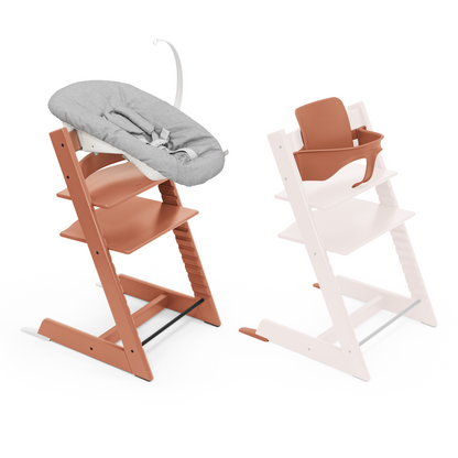 Stokke Tripp Trapp Chair + Baby & Newborn Set Bundle Black