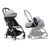 Stokke YOYO3 Black Frame & 0+ & 6+ Stone Bundle