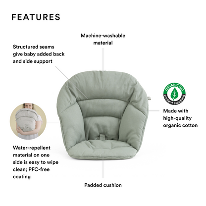 Stokke Clikk Cushion Glacier Green OCS