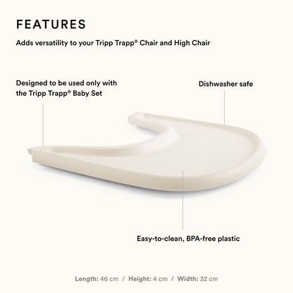 Stokke Stokke Tray - Vanilla White