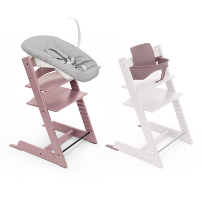 Stokke Tripp Trapp Chair + Baby & Newborn Set Bundle Black