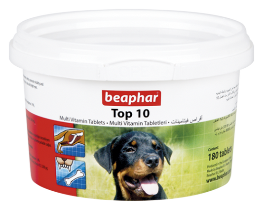 Beaphar Top 10 Dog Multi Vitamins 180Tablets