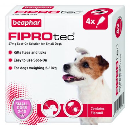 Beaphar Fiprotec for Small Dog 4 Pipettes