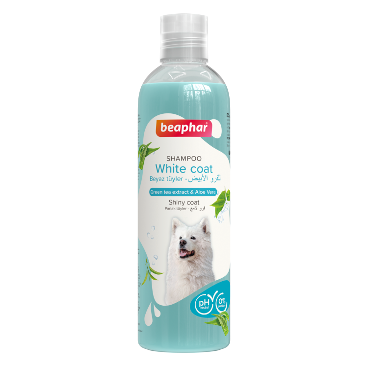 Beaphar Shampoo Green Tea and Aloe Vera for White Coat Dogs 250ml