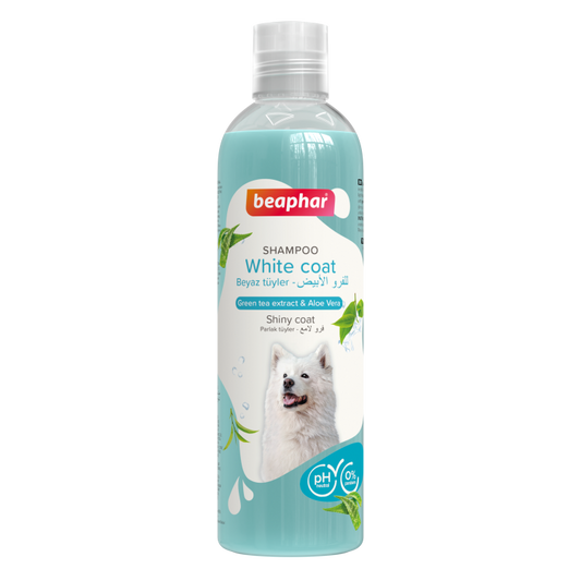 Beaphar Shampoo Green Tea and Aloe Vera for White Coat Dogs 250ml