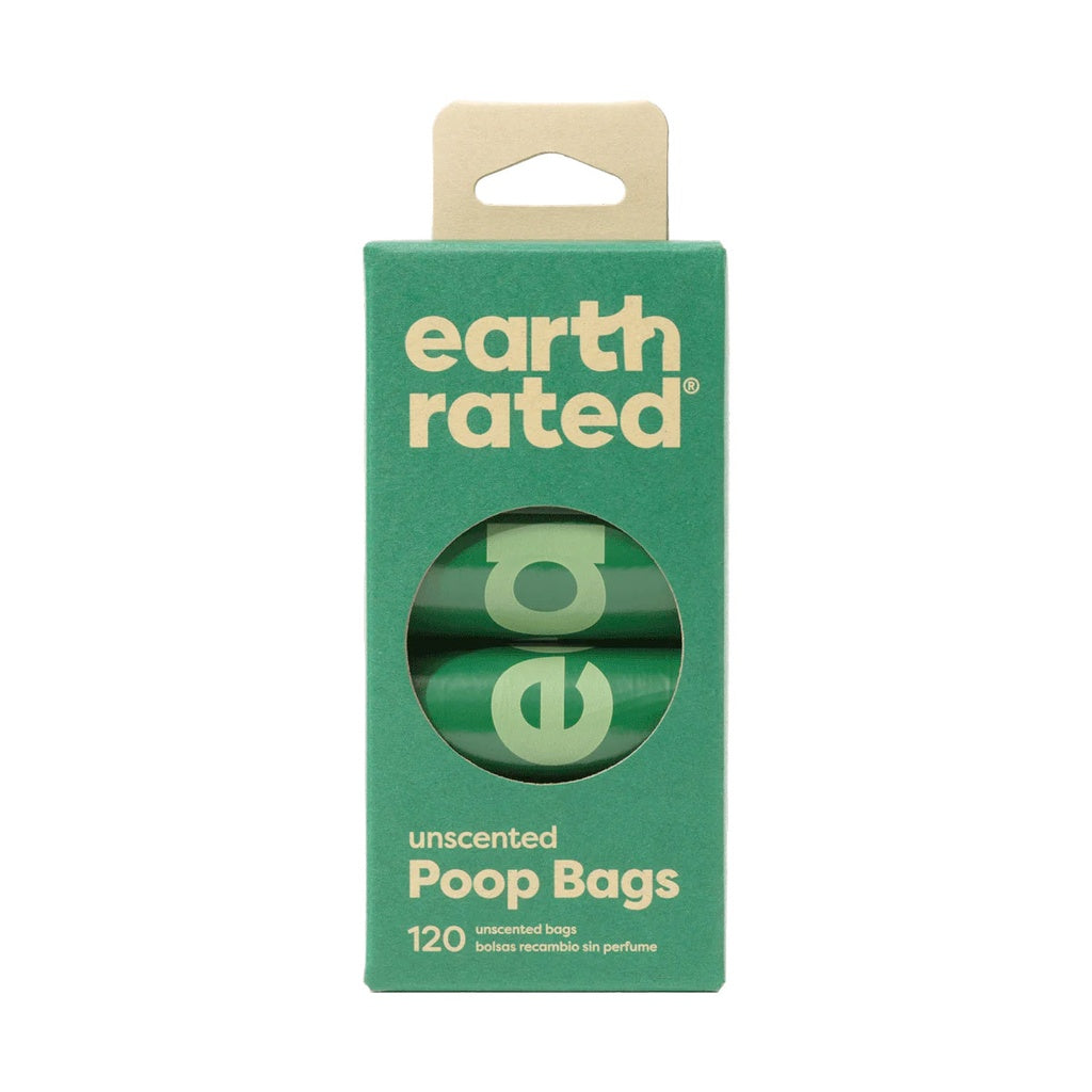 Earth Rated Dog Poop Bags Refill Rolls Unscented 120Bags