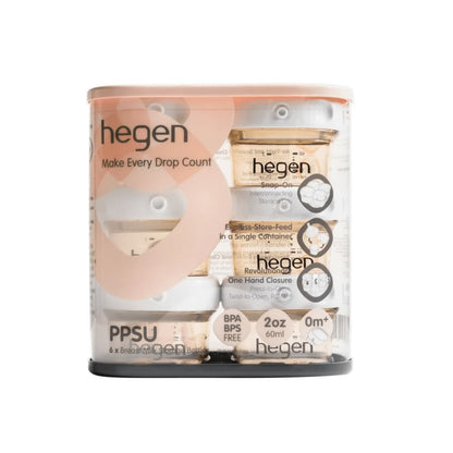 Hegen PCTO™ 60ml/2oz Breast Milk Storage PPSU (6-pack)