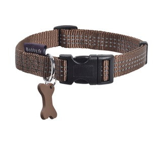 Bobby Safe Dog Collar Brown Small Neck Size 25 / 40cm