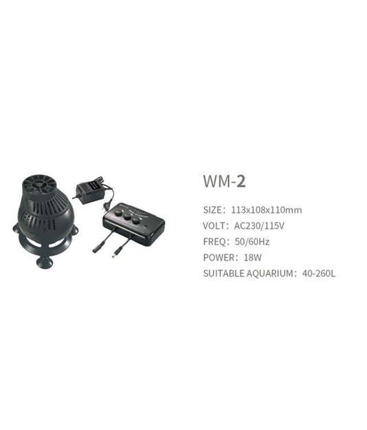 Boyu WM-Series Flow Pump Wave Maker 18W / 40-260L / 113x108x110mm