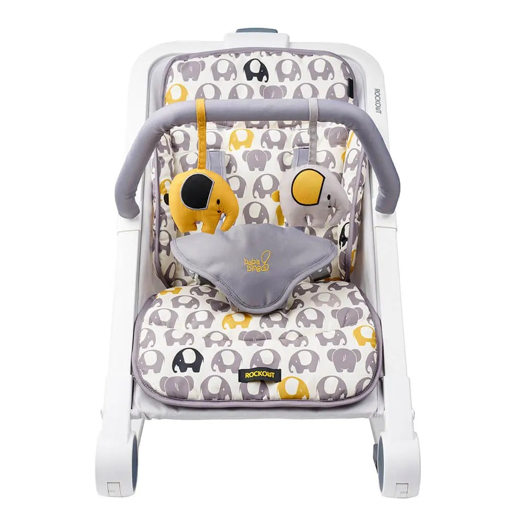 BabaBing - Rock Out 2 Baby Rocker/Bouncer - Nellie the Elephant