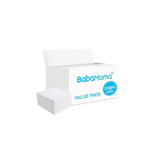 Babamama - Disposable Changing Mats - 220 Counts - White