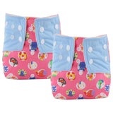 Babamama - Baby Reusable Swim Diapers - Pink - Pack of 2